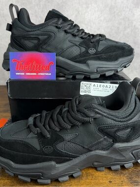 NEW notwoways Iacuna Black Size 7 US / 6 UK NTW-M1-07TBLA Men’s Sneakers OG Rare